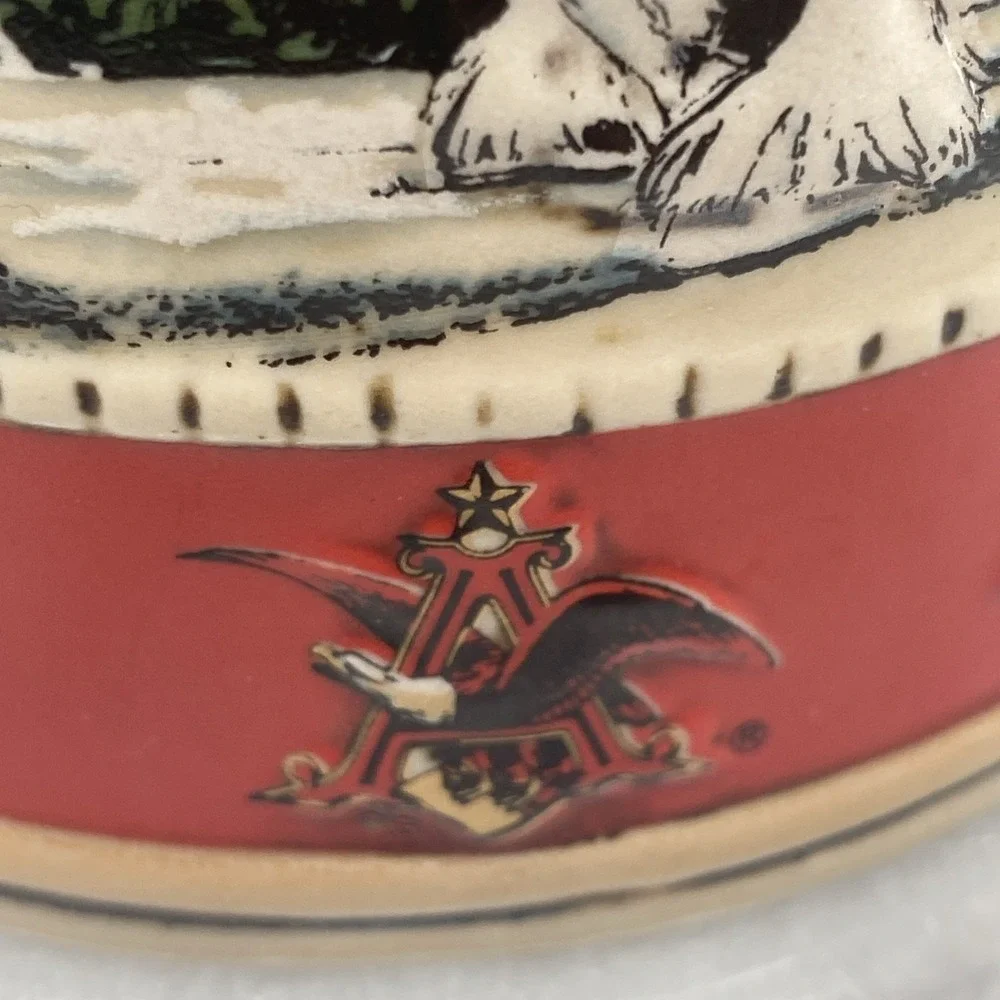 BUDWEISER Holiday Beer Stein 1987 